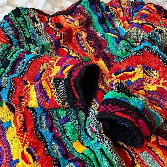 ❌SOLD❌ Vintage COOGI Sweater Kaleidoscope Colors NWOT - Picture 5 of 16